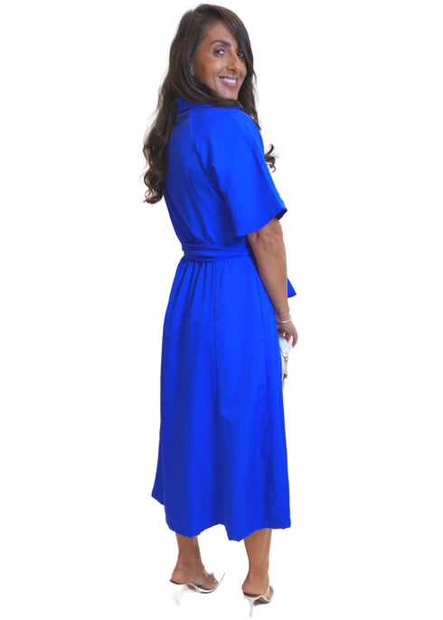The Perfect Shirt Dress - Royal Blue